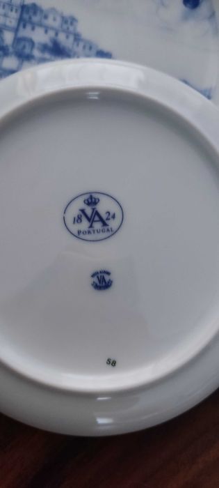 Pratos doce coleção azulejos Lisboa da Vista Alegre