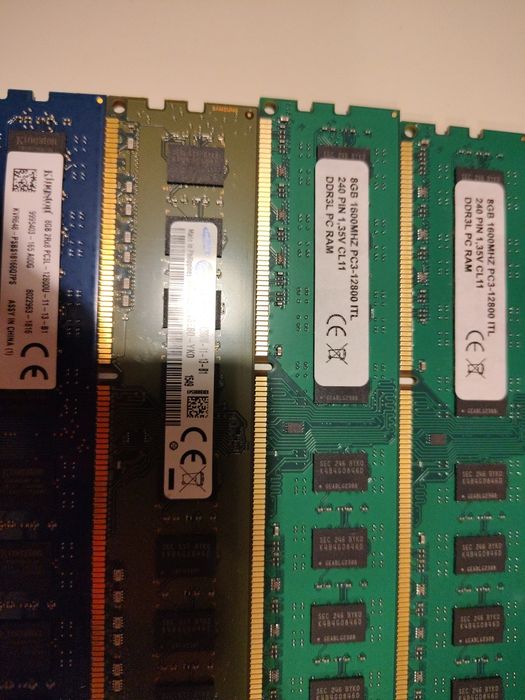 Kości ram DDR3 8gb x4szt 32 GB