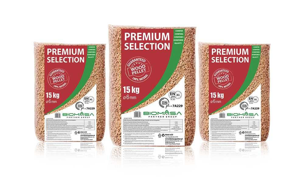 Pellet drzewny Premium Selection. Dostawa. Raty 0%. Zachodniopomorskie