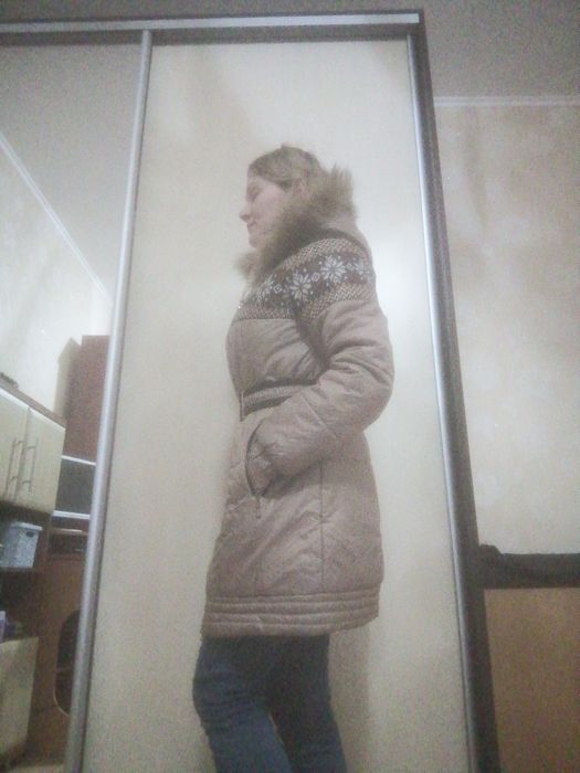 Пальто пуховик зимнее  на девочку женское