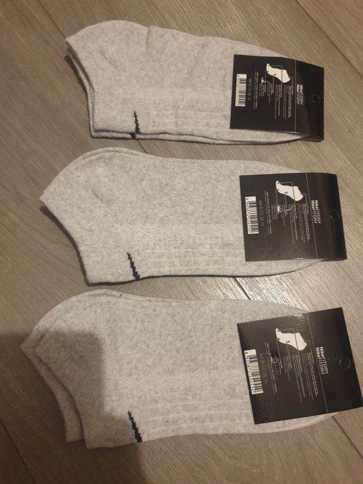 3 szt skarpetki męskie 41-46 szare Nike