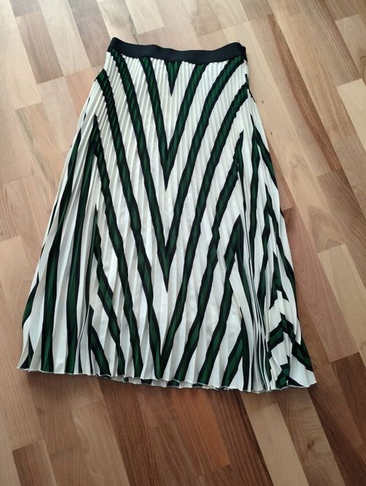 Spódniczka plisowana maxi rozkloszowana H&M R 36/38. S/M