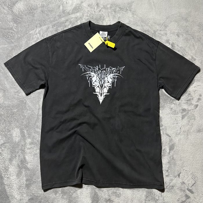 Футболка Vetements Black Bone 'V' Regular S M L