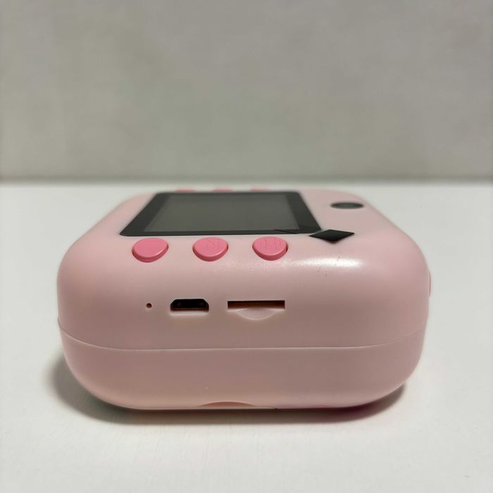 Фотоапарат принтер дитячий з миттєвим друком Єдиноріг рожевий рулони