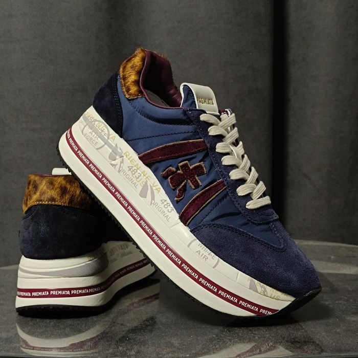 Жіночі кросівки Premiata оригінал максі подошва