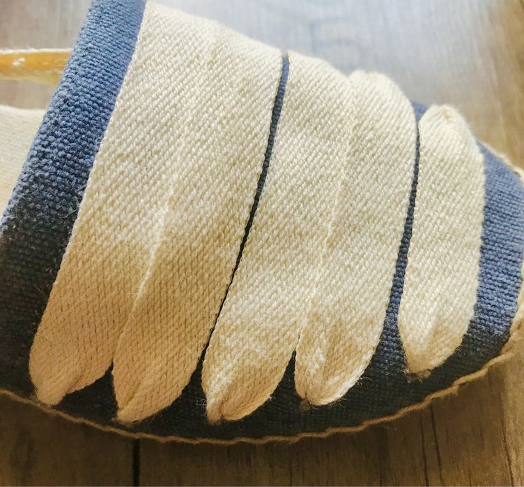 Espadryle Toni Pons wiązane Niebieskie/białe r 37