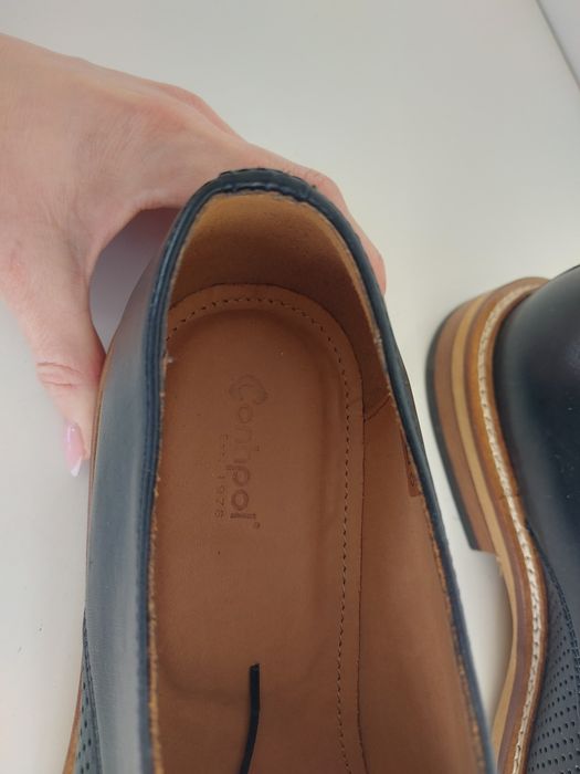 Buty męskie skórzane Conhpol w rozmiarze 43 Nowe