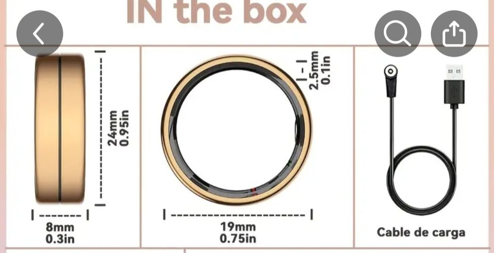 Smart Ring rozm. 9