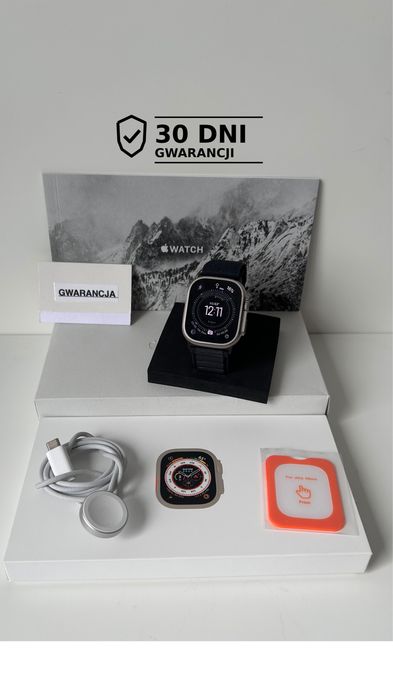 Apple Watch Ultra 49mm / Gwarancja / GPS + Cellular / Bardzo Dobry Stan