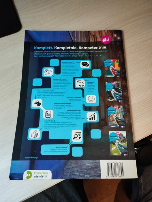 Komplety plus 3 podręcznik do języka niemieckiego