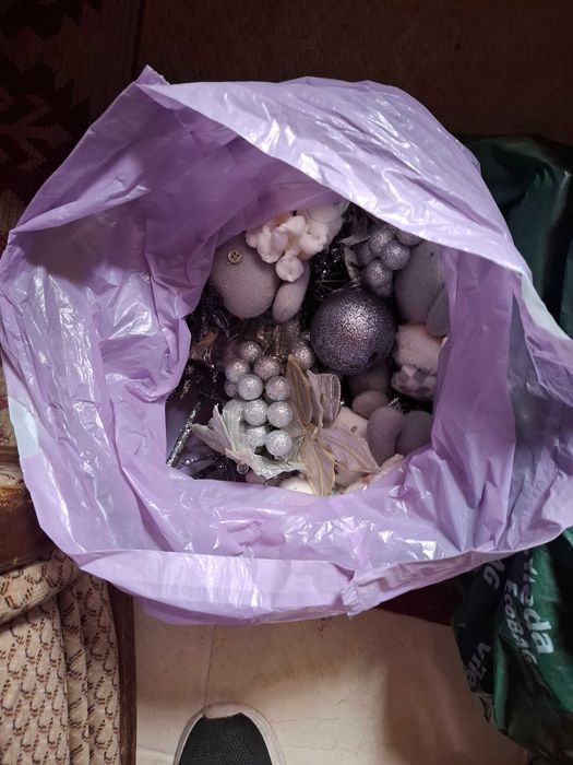 Árvore de natal com enfeites