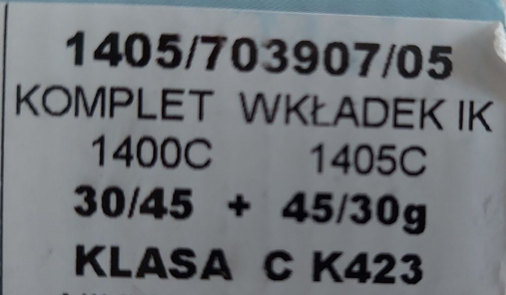 Wkładki Wilka 30/45