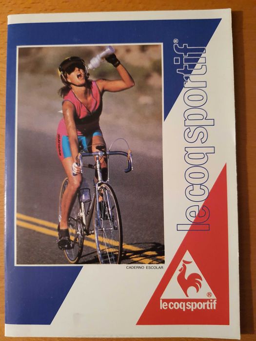 Cadernos antigos Le Coq Sportif - anos 80