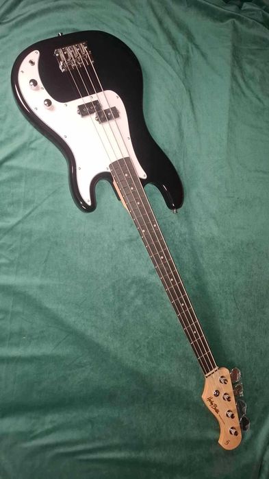 Gitara Basowa Harley Benton Precision Bass PB-20 Piano Black Standard