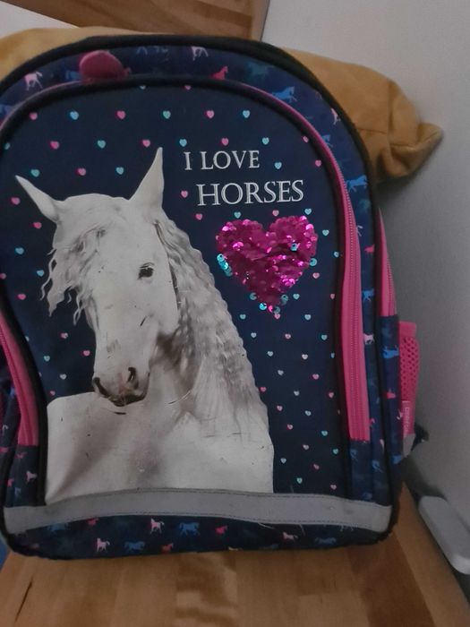 Plecak dla dziewczynki z koniem Derform