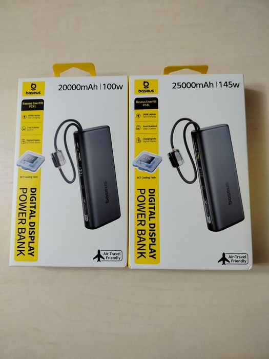 Повербанк Baseus 20000/25000mAh 100W/145W для ноутбука.