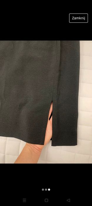 Zestaw marynarka h&m + spódnica z rozporkami # jak nowe