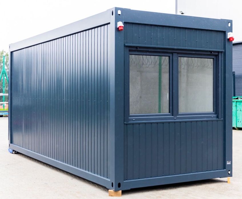 Kontener biurowy budowlany mieszkalny 6x2,5 - Produkcja na Zamówienie