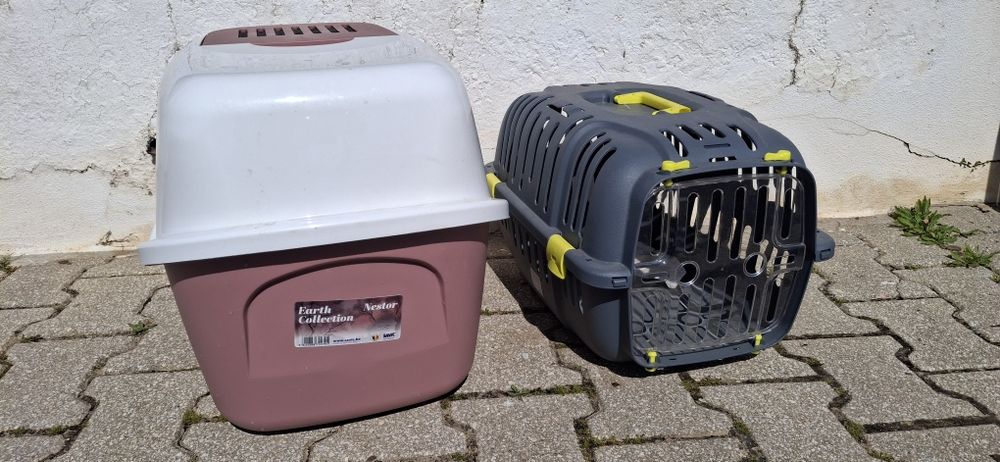 Caixa de areia e transportadora