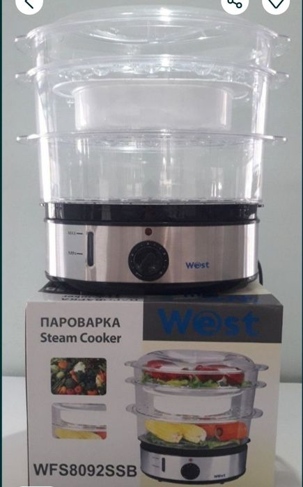 Новая пароварка WEST WFS8092SSB