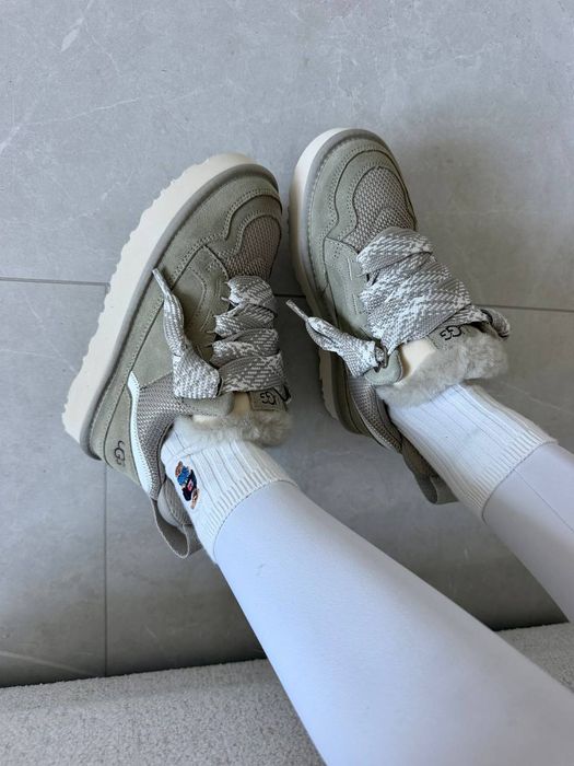 Кросівки Кроссовки UGG LOWMEL SNEAKERS premium Grey  Серый  Сірий Кросовки Демісезон