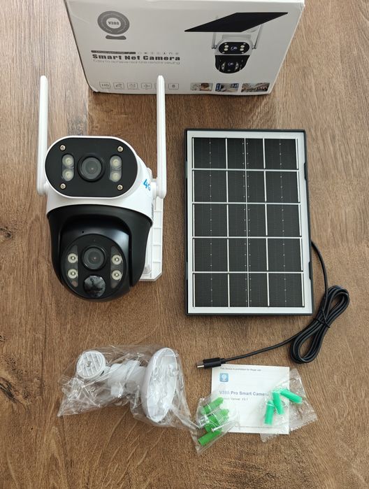 Kamera Solarna 4G na Kartę SIM Obrotowa 8MP IP66