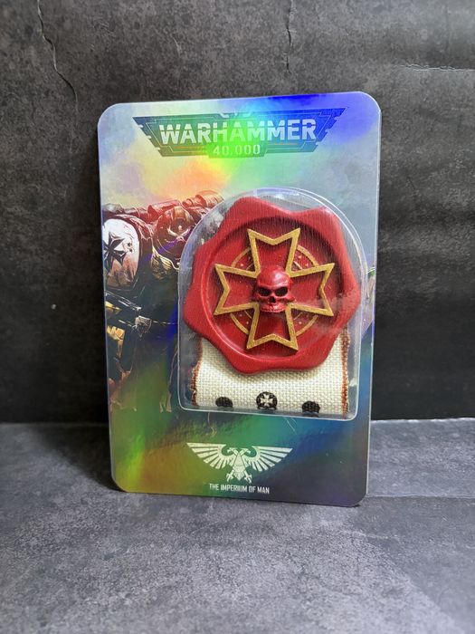 Warhammer 40,000 – Purity Seal BLACK TEMPLARS (оберіг чистоти/печать).