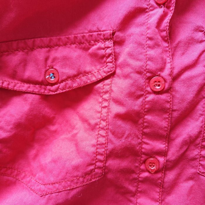 Koszula Reserved w ciekawym różowo czerwonym kolorze