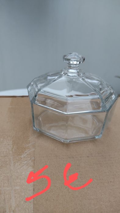 Castisal em cristal /Bomboneira