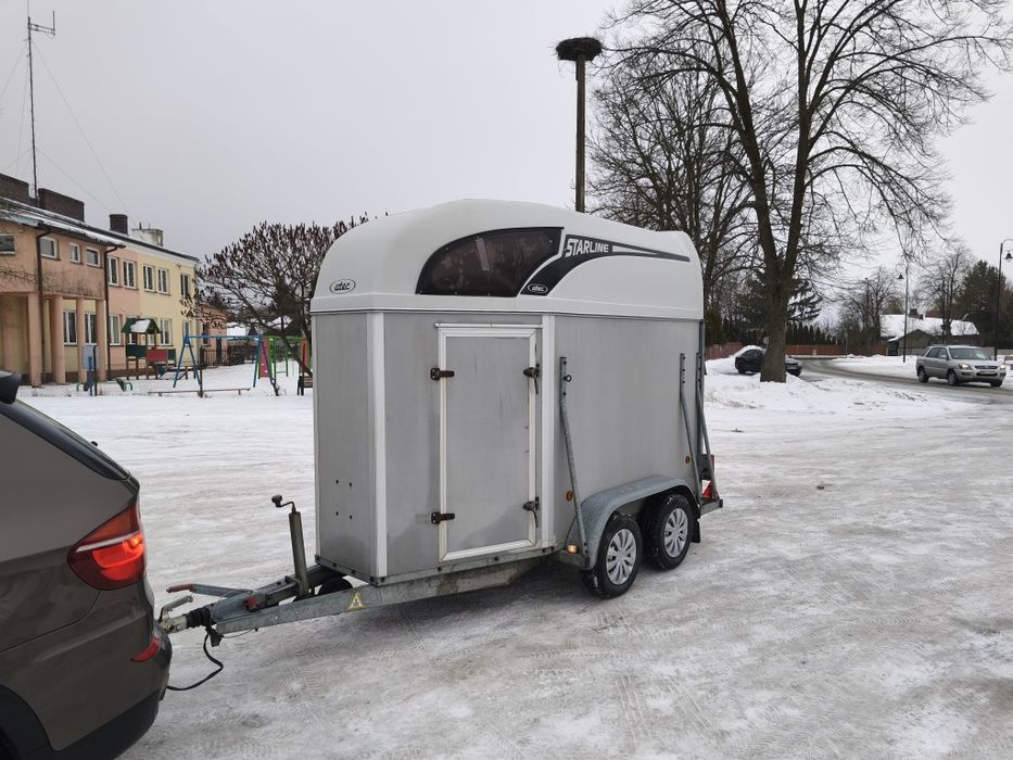 Przyczepa konna dla koni na 1.5 konia Atec 2004r 1200DMC