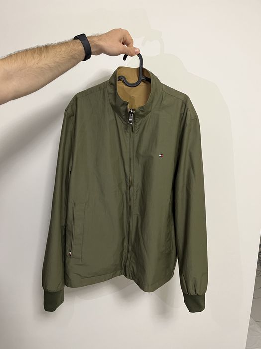Tommy hilfiger чоловіча двостороння вітровка reversible