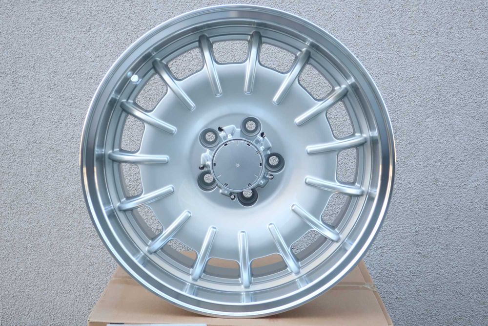 FELGI alu 17 5x112 x8 barock mercedes - benz w124 w123 w201 w126 r107 w126 w116 w115 RANT POLEROWANY