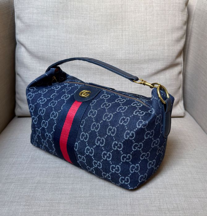 Torba Torebka Kosmetyczka Gucci materiałowa