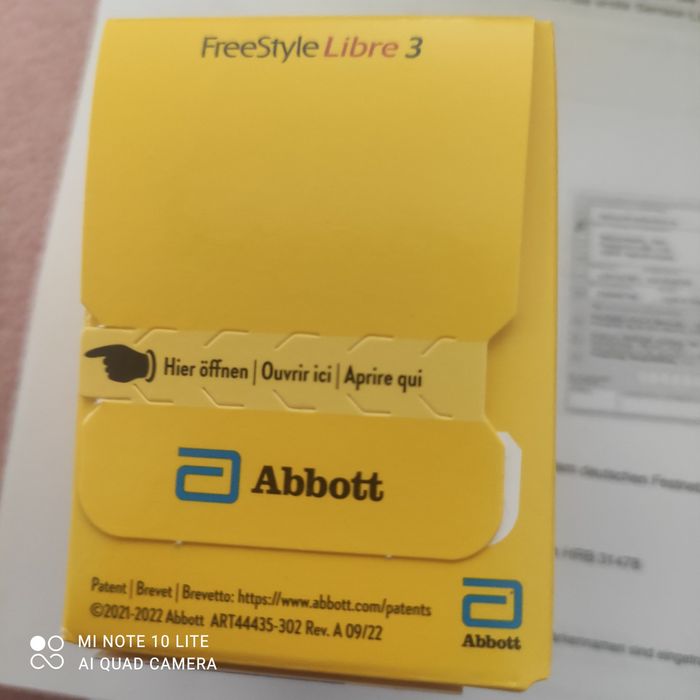 Sensor Freestyle Libre 3