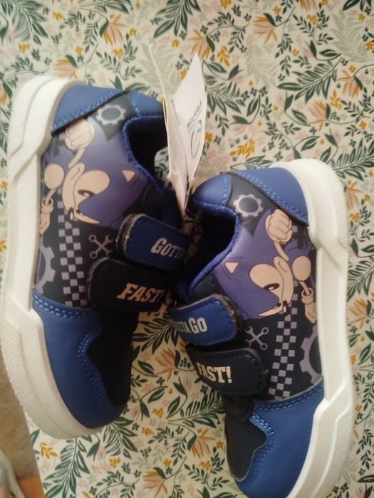 Buty dla chłopca na rzepy Sonic rozmiar 26 Nowe