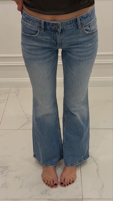 Джинси Zara bootcut кльош з низькою посадкою