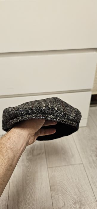 Harris Tweed męski kaszkiet wełniany 100%