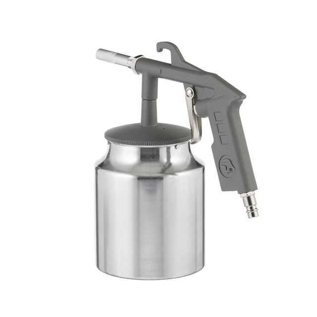 Пістоструминний пістолет пневматичний з бачком INTERTOOL PT-0705