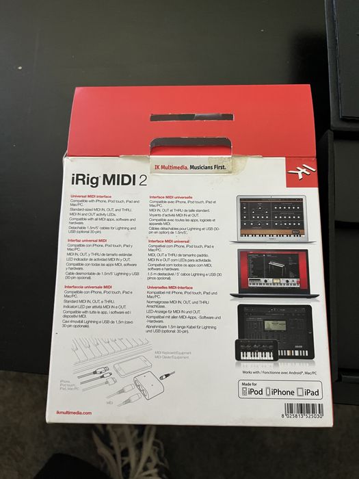 Interface Irig MIDI 2