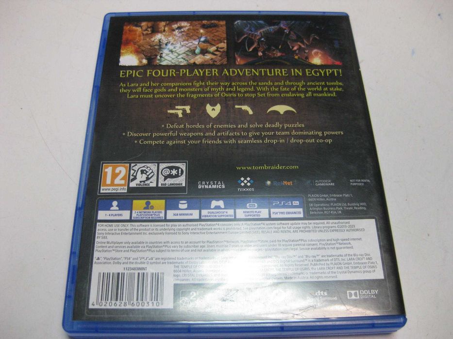 Gra na PS4 PlayStation 4 Lara Croft and the Temple of Osiris