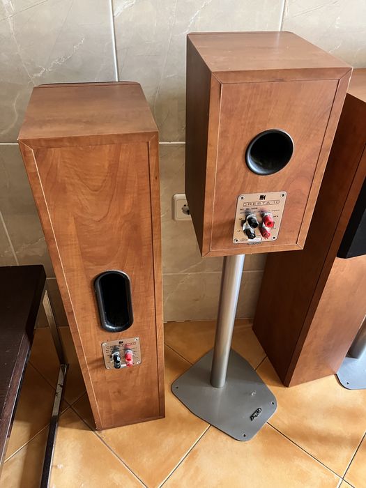 Sistema Home Cinema KEF + Onkyo TX-SR607 – excelente som hi‑fi