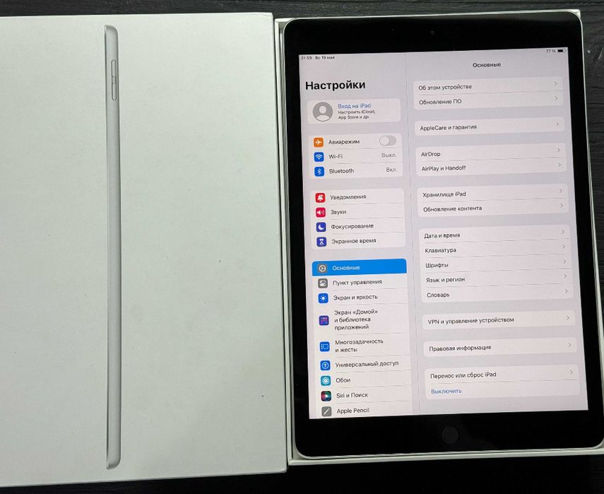 Планшет Apple iPad 9 10.2 (2021) 64gb Wi-Fi в идеальном состоянии