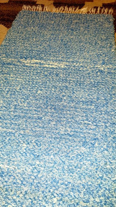 Dywanik chodnik sznurkowy PRL kilim