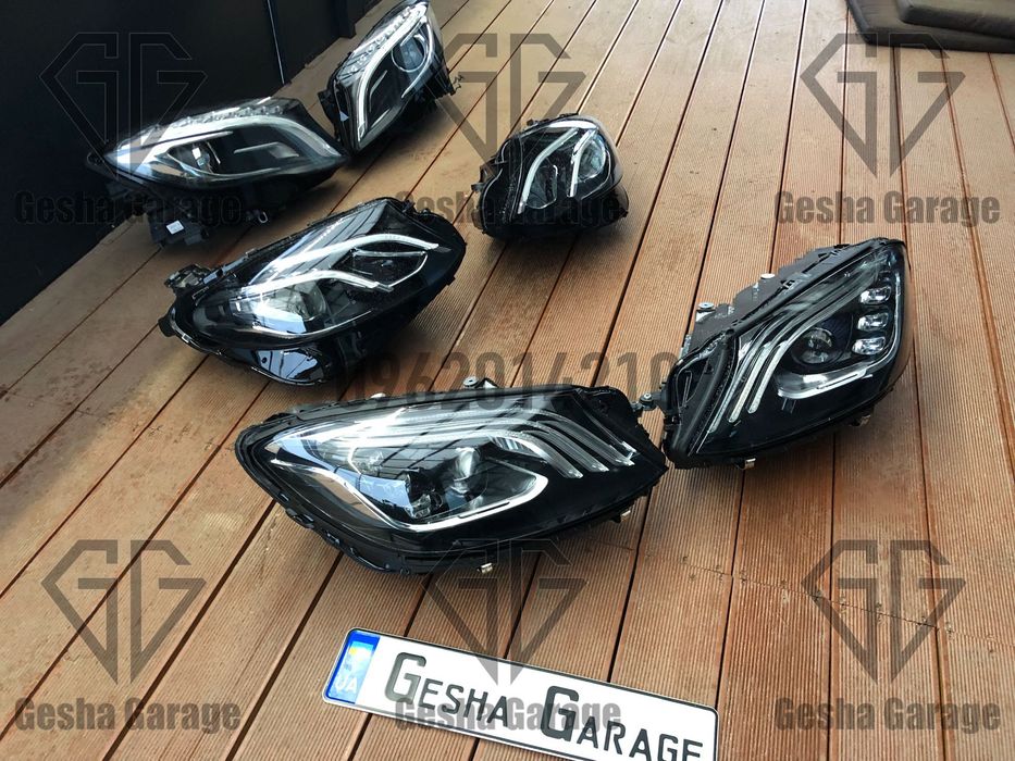 Фара фари Mercedes мерседес w117w213w222w447w156w166 fullled xenon lci