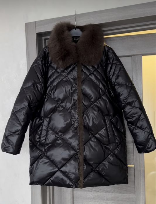 Пуховик подовжений