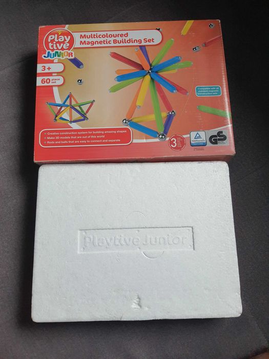 Klocki magnetyczne Play tive 60 sztuk. Lidl