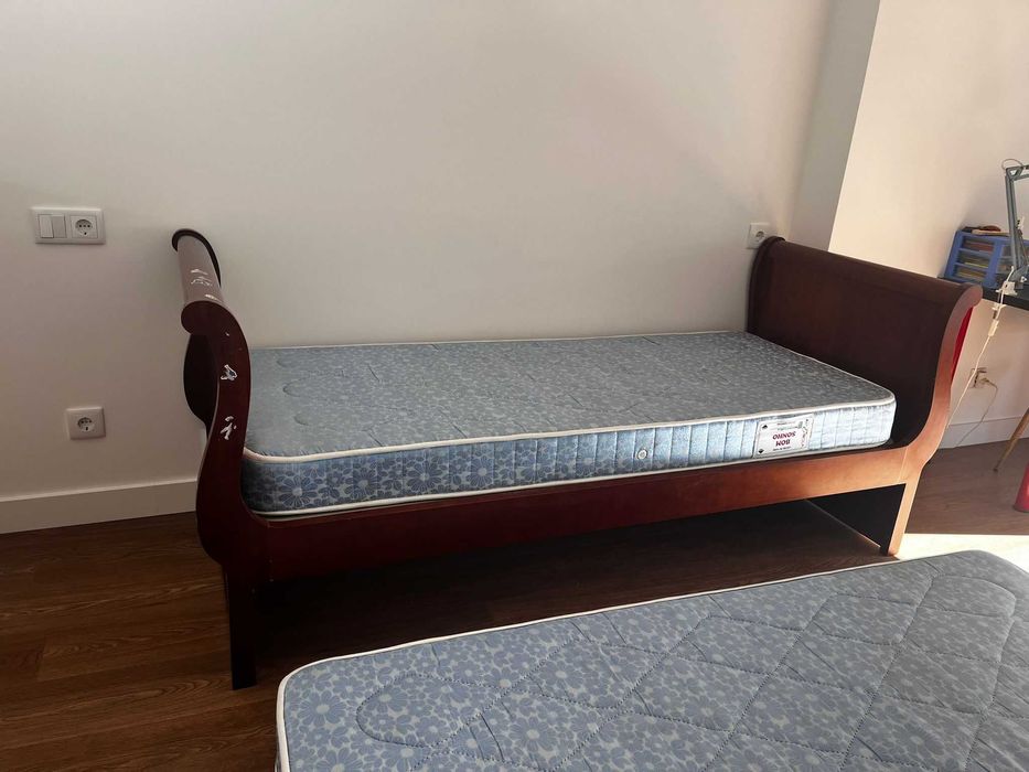 Cama dupla para 2 pessoas