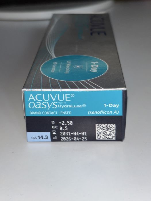 Soczewki kontaktowe jednodniowe Acuvue Oasys