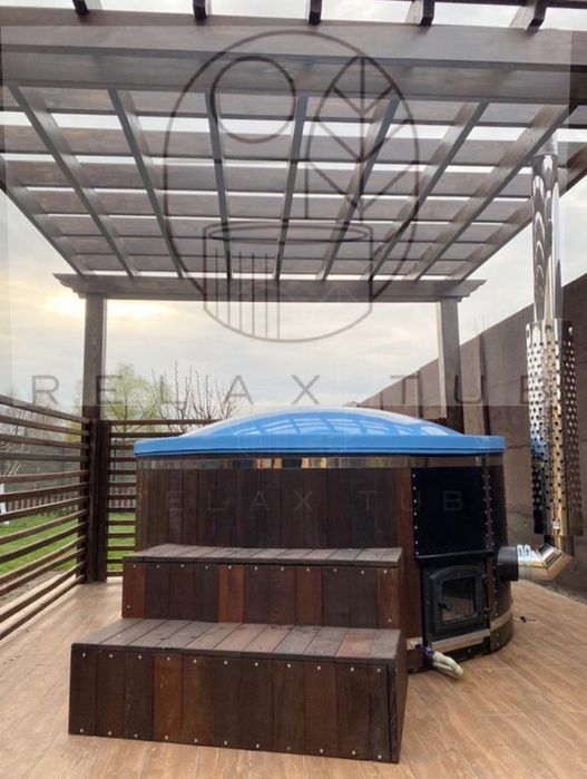 Чан на дровах! Виробник! Купіль з джакузі! Спа на дровах!