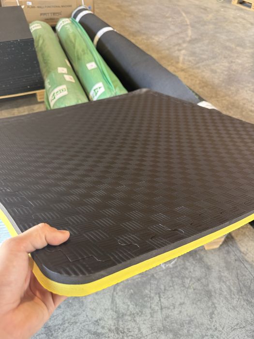 Tatami amarelo/preto 2,5cm